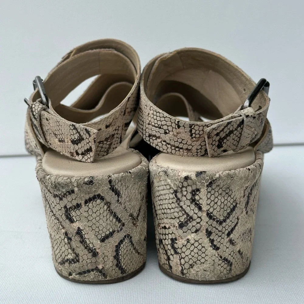 Matisse x SOCIETY AMUSE Women's Runaway Natural Snake size 7M